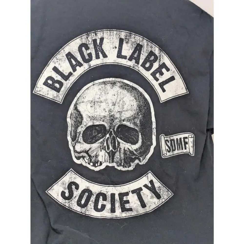 Almighty Black Label Society Hell Riding Graphic T Shirt- Mens Med - Picture 4 of 6